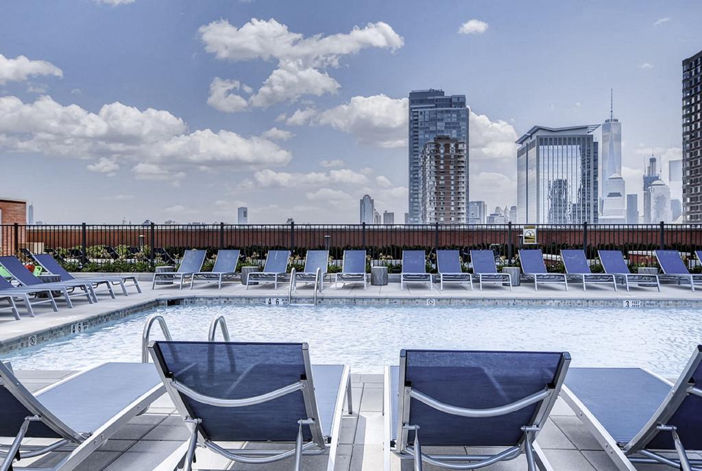 Global Luxury Suites At Newport Jersey City Kültér fotó